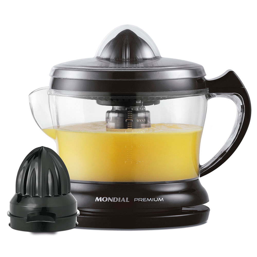 Espremedor Premium Mondial Preto 30W  - E-02
