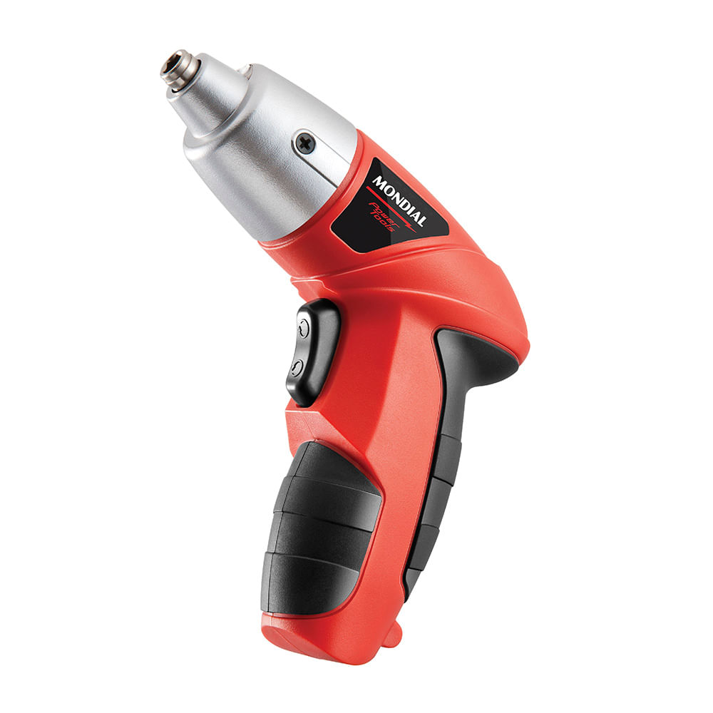Parafusadeira Recarregável com Maleta Mondial Vermelho/Preto 48V Bivolt - FPF-05M