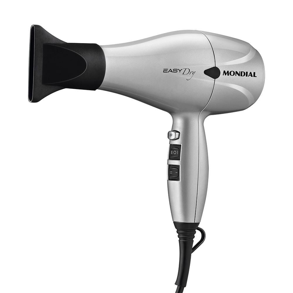 Secador de Cabelos Easy Dry Pro Mondial Prata SC-17