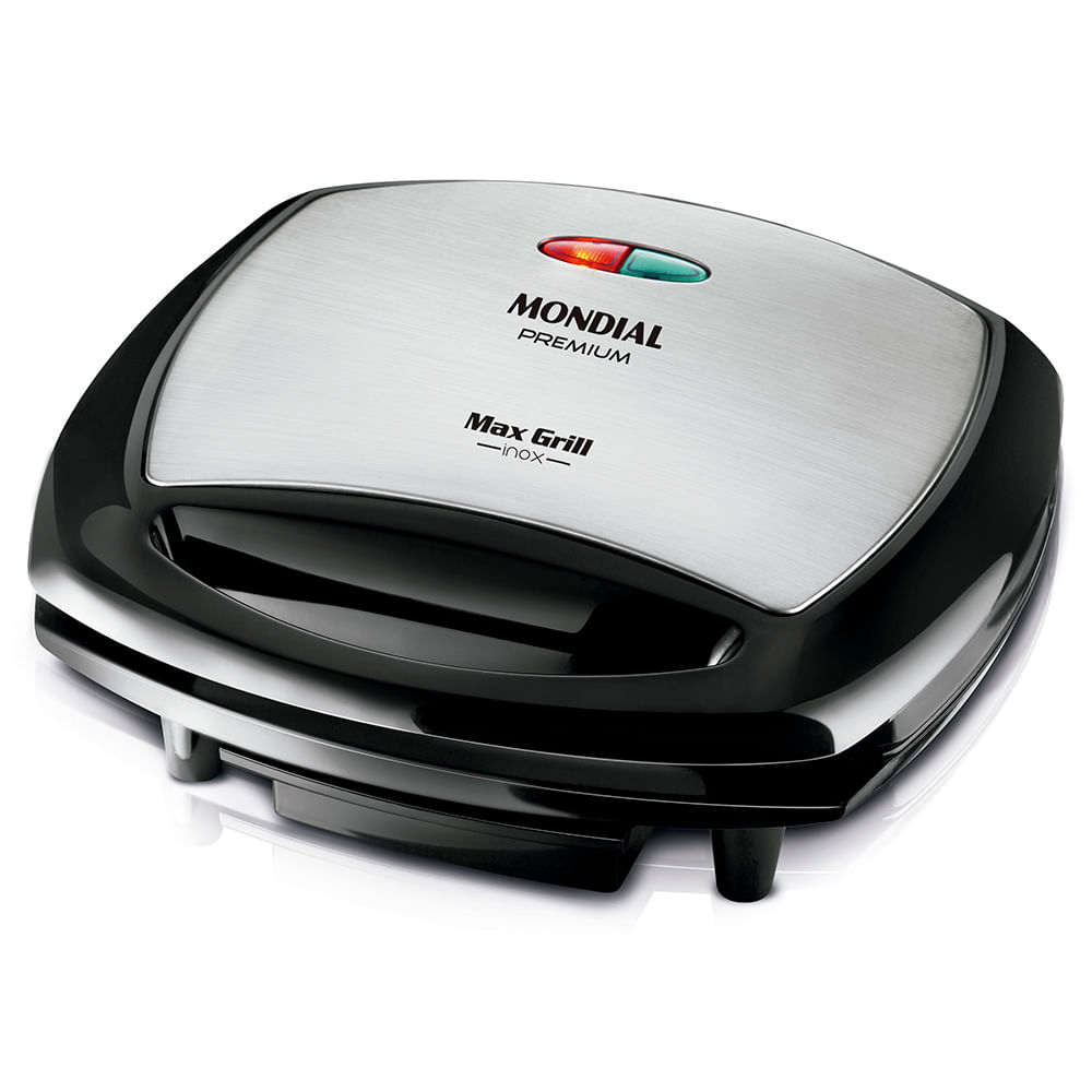 Max Grill Mondial Preto/Inox 1200W  - G-07