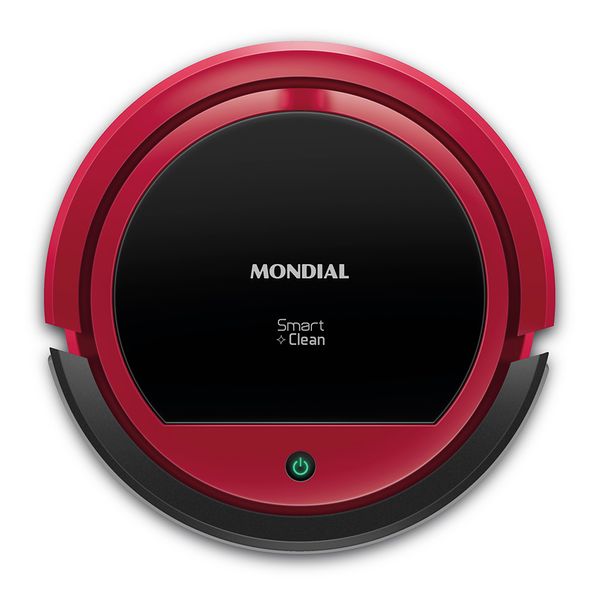 Robô Aspirador de Pó Fast Smart Clean Mondial Preto/Vermelho 30W Bivolt - RB-07 BIVOLT