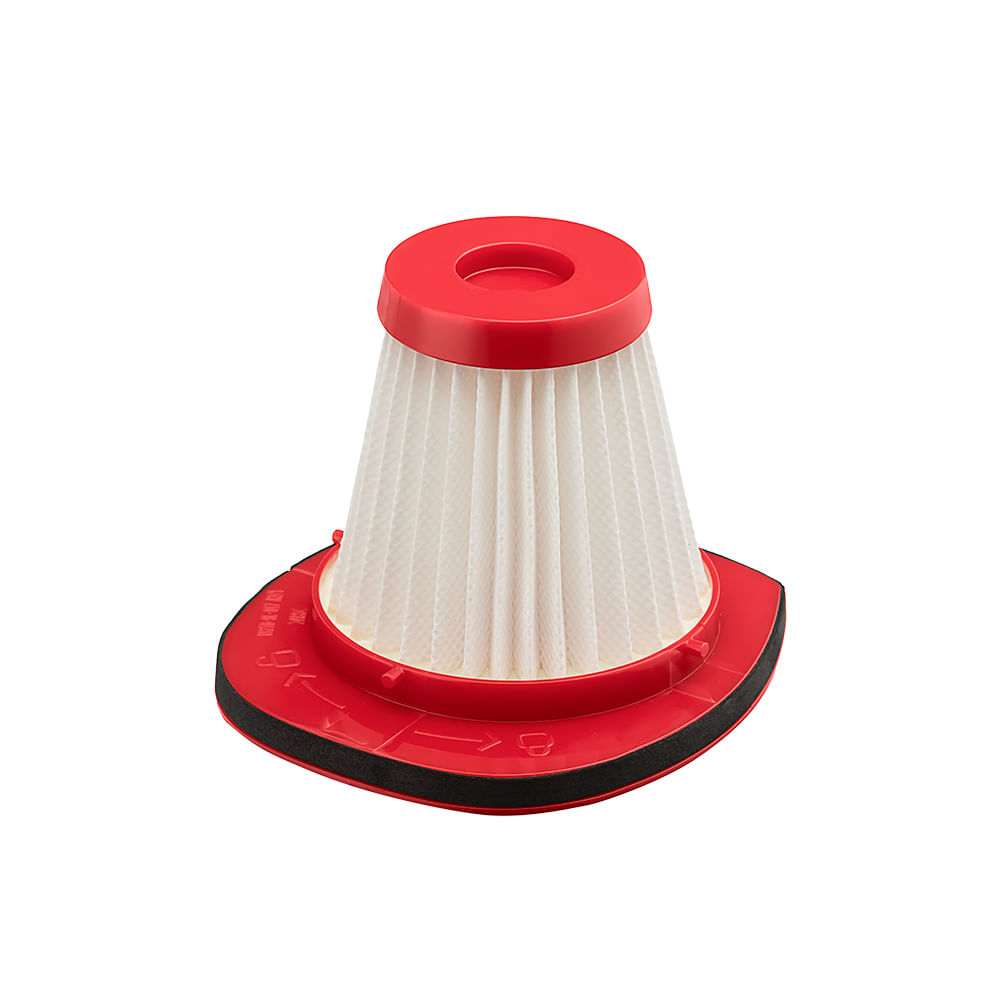 Filtro Hepa Cônico com Suporte Vermelho do Aspirador Mondial AP-30