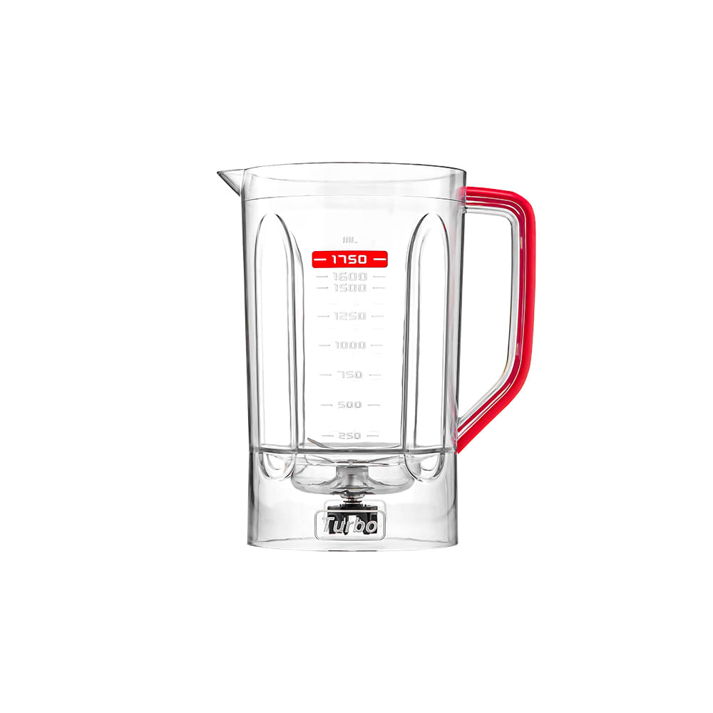 Copo Cristal com Tampa do Liquidificador Mondial L-900-FR Vermelho - Sem Tampa