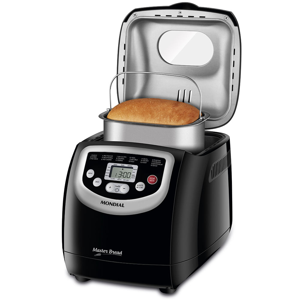 Panificadora Automática Master Bread Mondial Preto 700W  - NPF-53