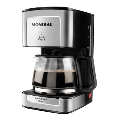 Cafeteira Elétrica Dolce Arome Mondial Preto/Inox 550W - C-43-20X-SI