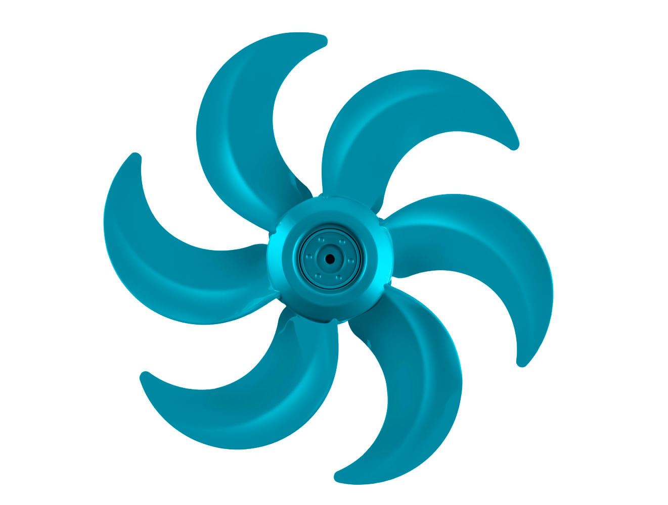 Hélice Azul 6 Pás 40cm do Ventilador Mondial VSP-40-AP