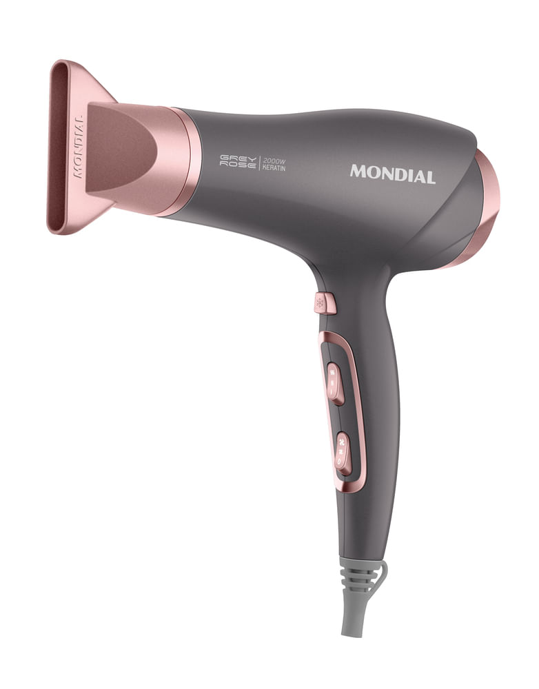 Secador de Cabelos Mondial Grafite e Rose SCN-11
