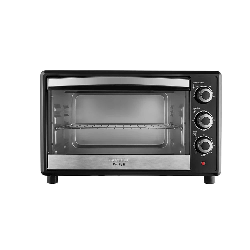 Forno Elétrico 42L Family II Mondial Preto/Inox 1600W  - FR-42