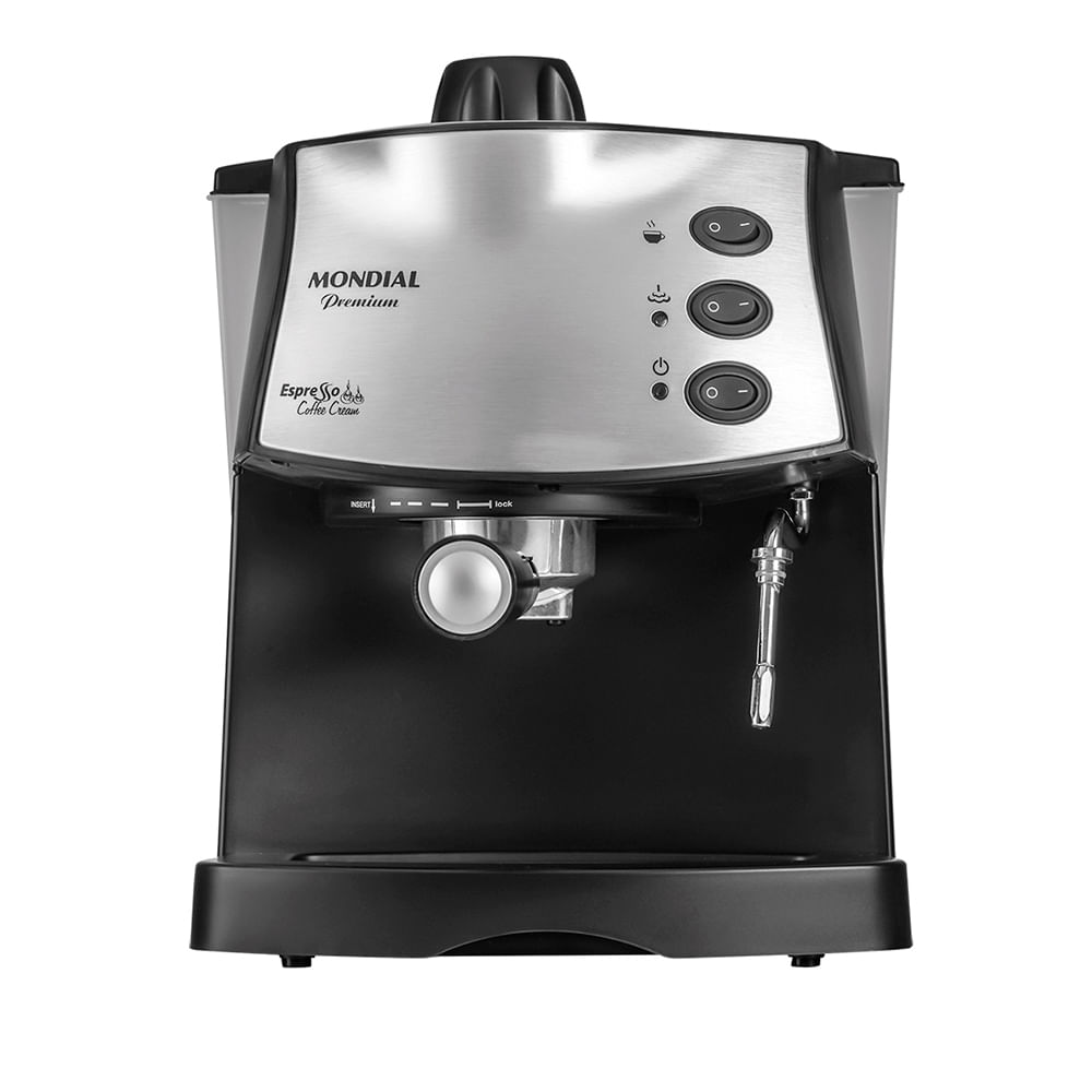 Máquina de Café Espresso Coffee Cream Mondial Preto/Inox 830W  - C-08