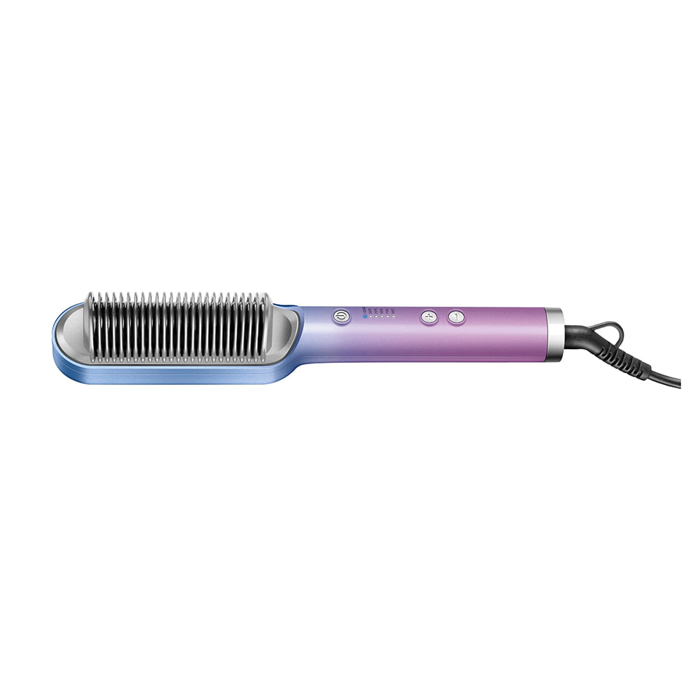 Escova Alisadora By Juliette Mondial Azul e Rosa EA-JU-03
