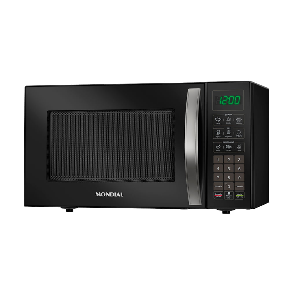 Micro-Ondas Mondial Preto 1400W  - MO-02-34-B