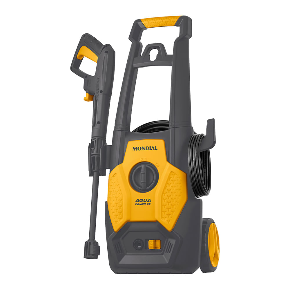 Lavadora de Alta Pressão Aqua Power II Mondial Cinza/Amarela 1500W  - LAP-02-GY