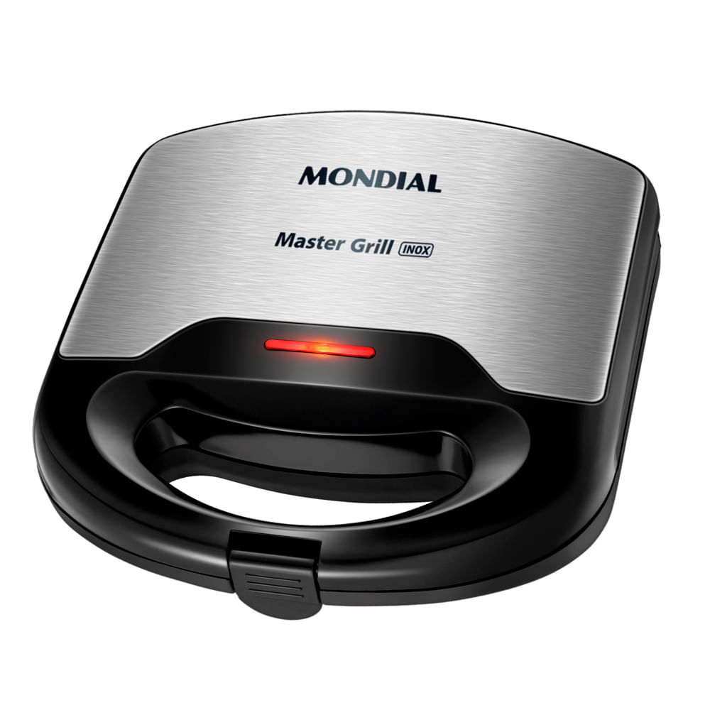 Sanduicheira Master Grill Mondial Preto/Inox 750W  - S-20