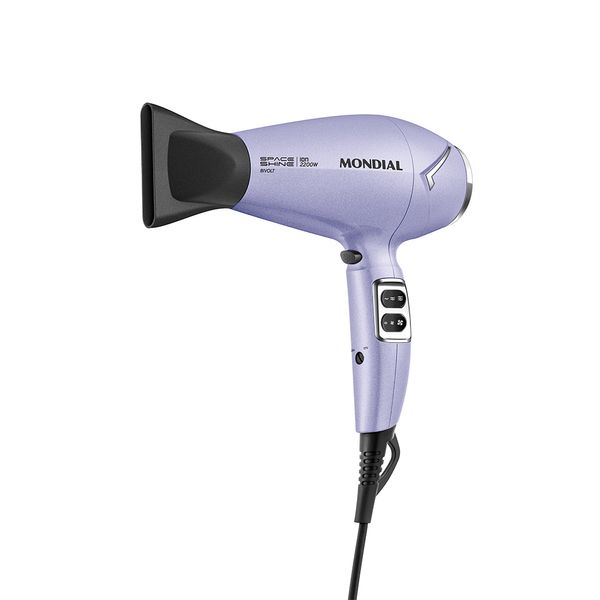 Secador de Cabelos Space Shine Mondial Lilás - BIVOLT - SC-21-BI BIV