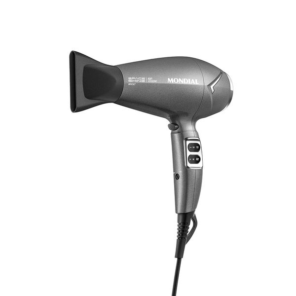 Secador de Cabelos Space Shine Mondial Grafite - BIVOLT - SC-20-BI BIV